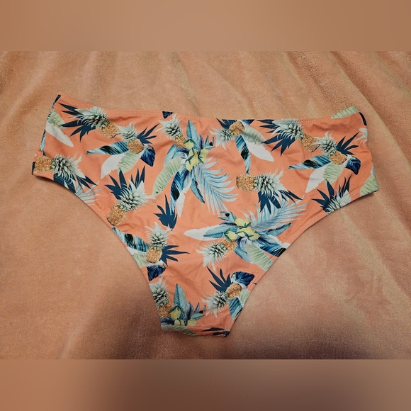🩷5/$25🩷 Tropical Bow Bikini, Plus Size 3X - Picture 4 of 15